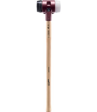 SIMPLEX-VS-Hammer mit TE-Gehäuse   Hickorystiel, Ø 100 / Stiel 900 mm Gummi / Superplastik