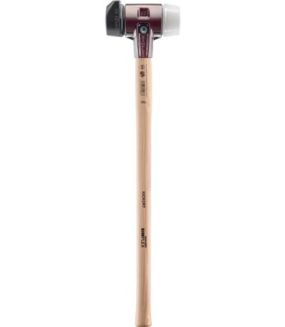 SIMPLEX-Vorschlaghammer mit TE-Gehäuse und Holzstiel, 700 mm, Ø 80, Gummi m. Standfuss / Superplastik
